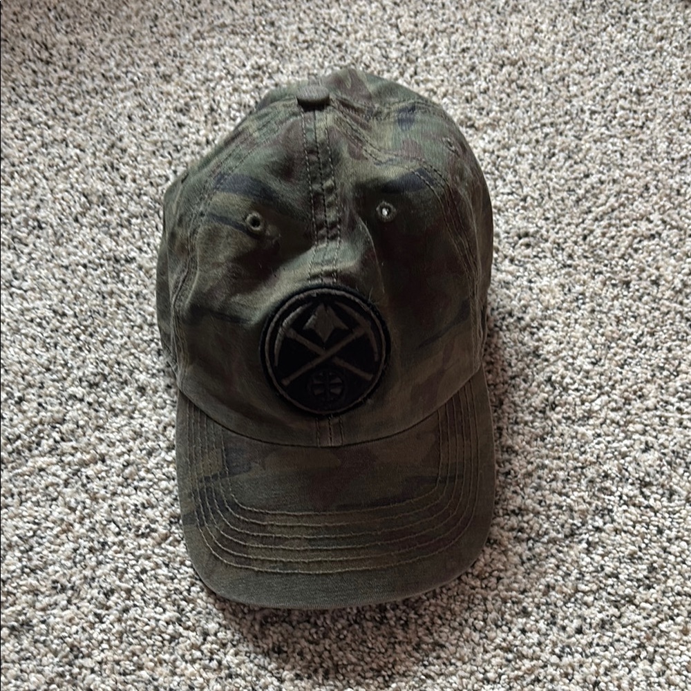 Denver nuggets Camo Green Cap